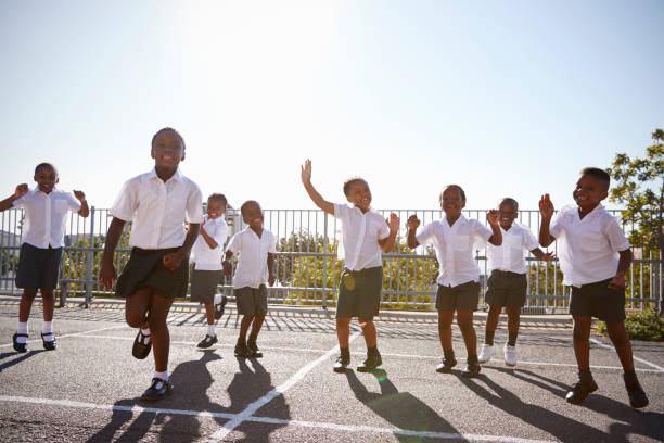 Emuna learners playing together outdoors